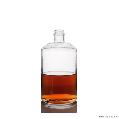 1000ml Giant Crystal Glass Beverage Liquor Bottles with Customized Logo 