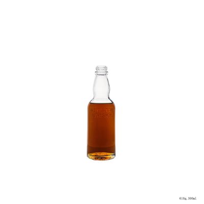 300ml Crystal Glass Mini Whisky Wine Bottle with Screw Top 