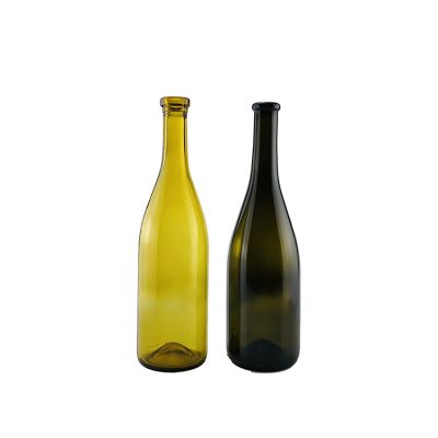 High Quality Fast Delivery 750ml Glass Burgundy Wine Bottle Red Wine Bottle