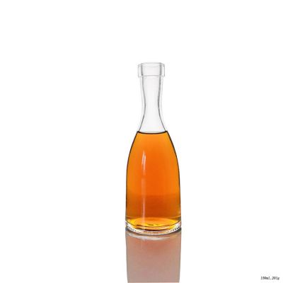 China Manufacturer 150ml Small Tequila Vodka Glass Bottle with Cork 