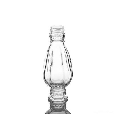 Custom 450ml Super Flint Fancy Glass Bottle for Liquor Alcohol