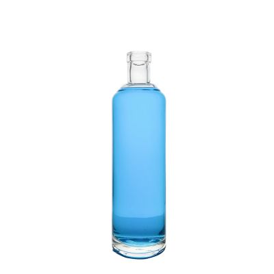 European 50cl Empty Clear Glass Bottle for Gin Liquor 