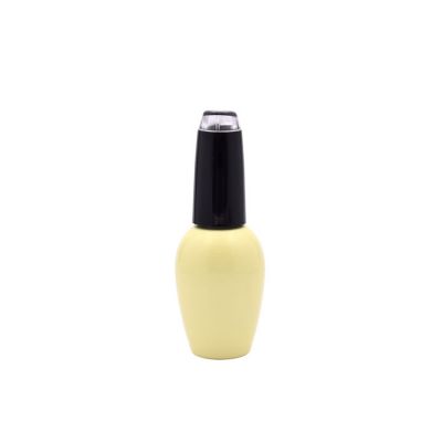 coloful printing 12ml uv gel nail polish glass bottles with nail polish brush 
