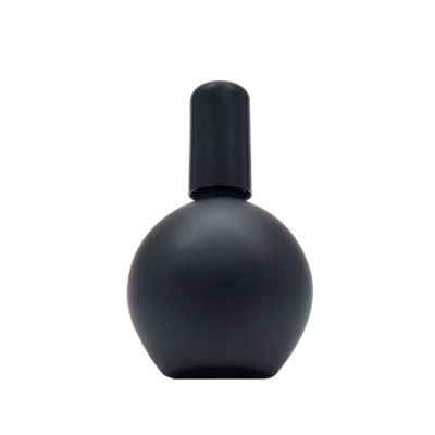 7.5ml empty ball shape black bottles glass nail polish