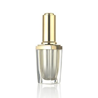 Wholesale empty 20ml new arrival gold glass nail polish bottle