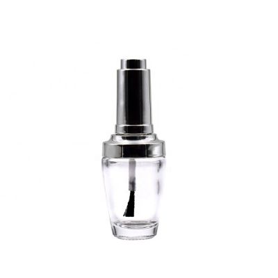 12ml 15ml empty glass bottle nail polish bottles alu shoulder cover