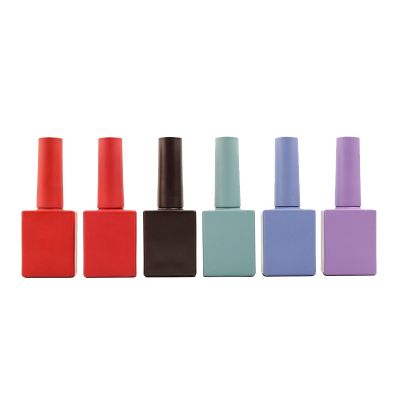 Manufacturer's high-grade nail polish bottle with lid and brush glass