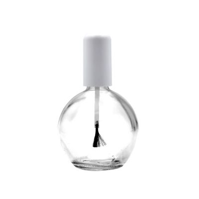 7.5ml large capacity ball shape empty glass bottle nail polish 