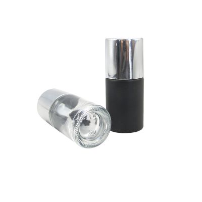 Wholesale 8ml Black Nail Gel Polish Bottle for Cosmetics