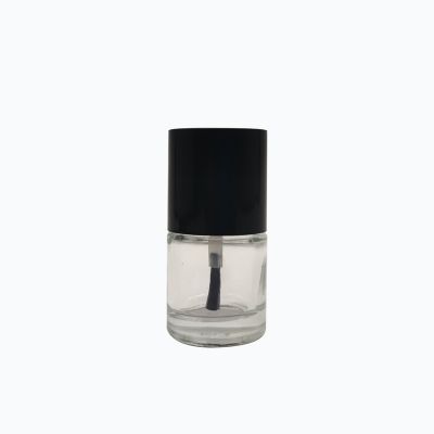 7ml round shape nail polish bottles cosmetic containers with brush