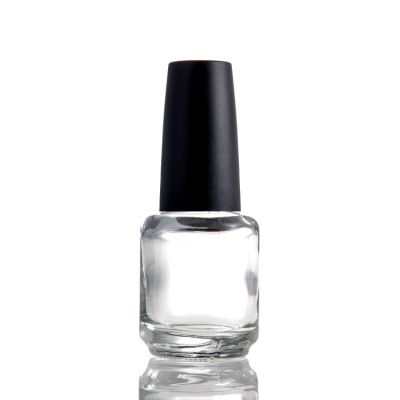 hot sale good quality 15ml 16ml 18ml 20ml hdpe plastic nail polish bottle with brush cap 