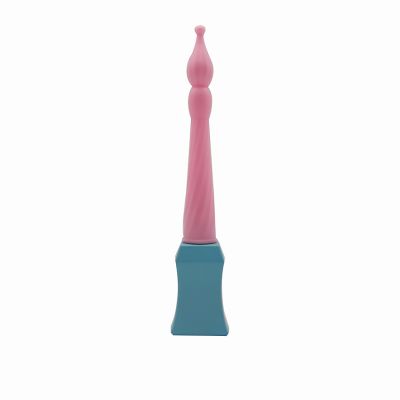 glass 7ml unique shape nail polish bottles with brush 