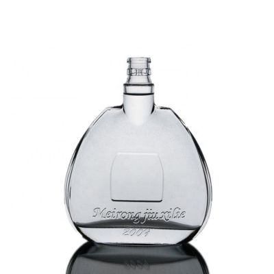 500ml Crystal Glass Round Shaped Bottle Cognac Brandy 