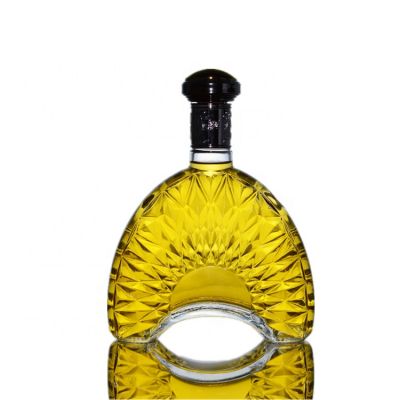 700ml high quality empty xo brandy glass wine bottle 