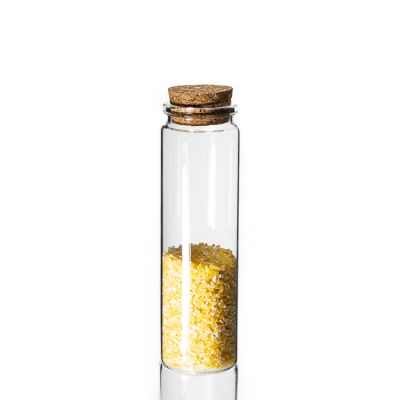 wholesale 100ml small Test Tube with Cork Stopper Bottles Spice Container Jars Vials