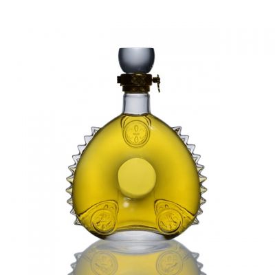 wholesale in Stock 700ml Flint Glass XO Glass Bottles with glass cap