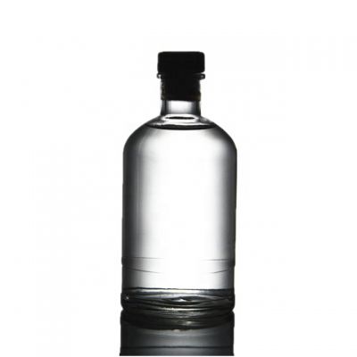 500ML luxury vodka whisky liquor gin spirit glass botte with T shape cork 