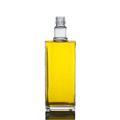 500ml rectangle liquor bottle for the whiskey tequila vodka bottle 