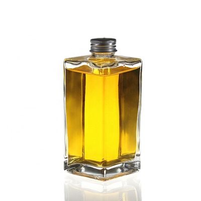 300ml Hot sale empty square glass bottle 