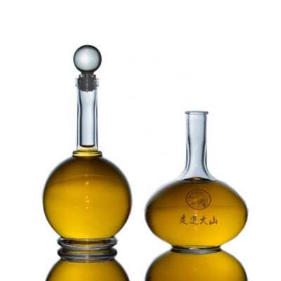 Fashion Design Whisky 500ml Glass Bottles 