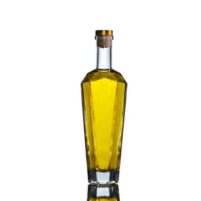 350ml Luxury Glass Wine Liquor Bottles Empty Clear Glass Bottle Whisky Vodka bottles 