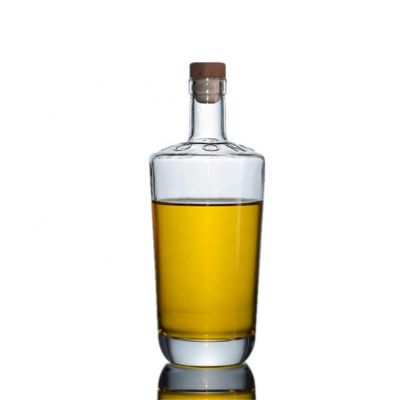 700ml High Quality Glass Liquor Bottles Vodka Glass Bottle 