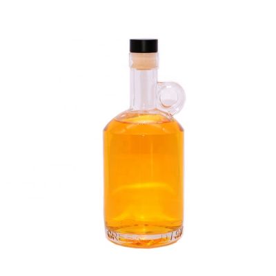 Luxury Whisky/tequila/liquor Glass Bottle With Cork 