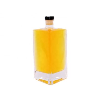 500ML Triangle shape thick bottom liquor bottles for vodka 