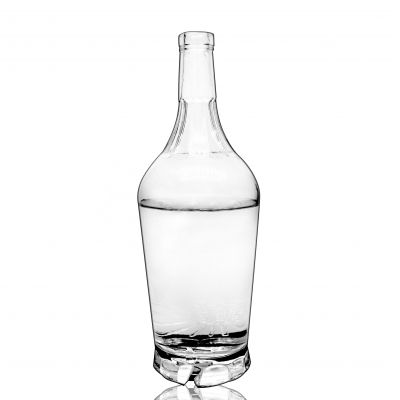 1000ml transparent glass bottle whisky brandy vodka bottle