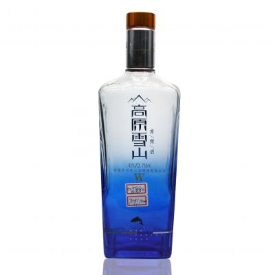 750ml glass wine bottle screen printing surface treatment ex-factory price wine bottle spirits bottle 