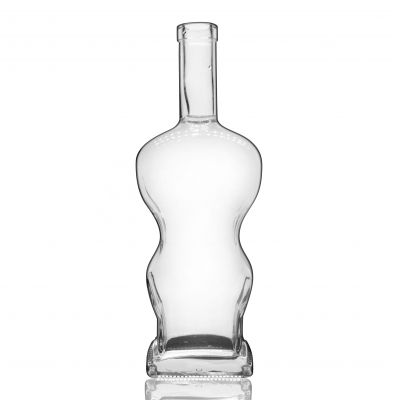 New style 750ml New whiskey empty additional Flint vodka superior glass bottle 