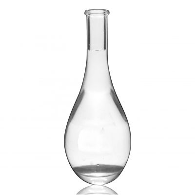 wholesale factory price big belly clear glass champagne bottle