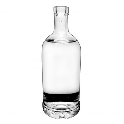 Empty Round Beverage 70cl 75cl Clear Rum Glass Liquor Bottles With Guala Top 500ml Vodka Bottle For Liquor 