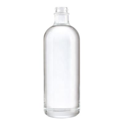 cut wine bottles Hot Stamping 500ml 700ml liquor custom vodka bottle 750ml glass bottles with cork 
