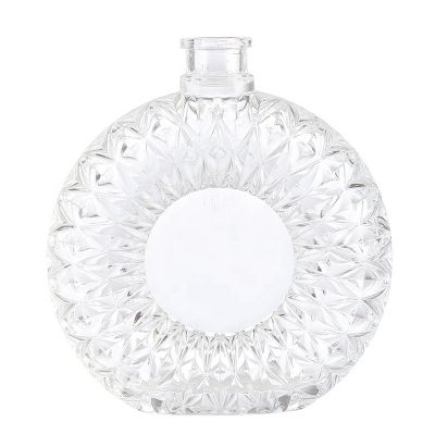 Hot Stamping 500ml 750ml liquor brandy bottle glass 