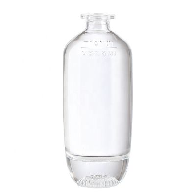 Hot Stamping 500ml 750ml liquor glass bottle 