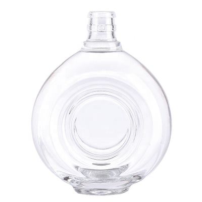 700ml 1000ml flat glass empty brandy bottle 