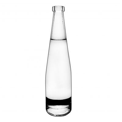 glass crystal white glass bottle vodka whisky glass bottle cocktail screen printing customized logo 475ml