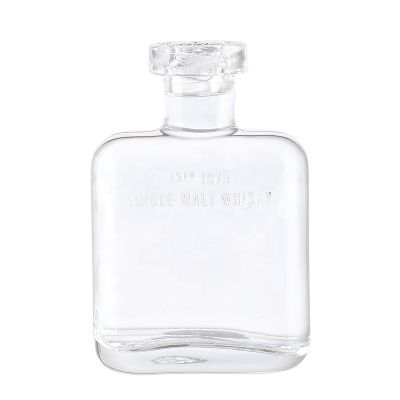 Hot Stamping crystal water drink cork 500ml whiskey bottle 