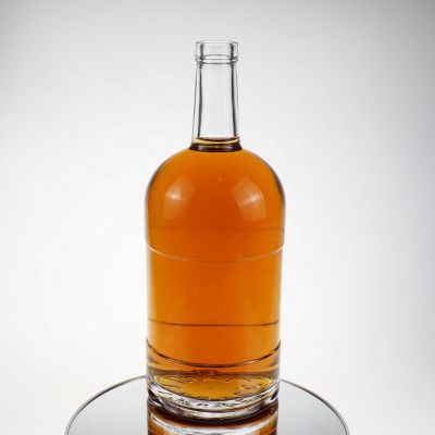 Custom volume 50ml 100ml 250ml 1 liter whiskey bottle glass
