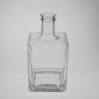 glass bottles for liquor whisky glass whisky glass bottle custom gin bottles 650ML 