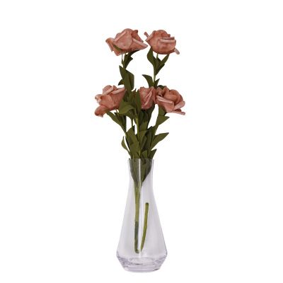 New Arrival crystal glass plant vases for table decoration 