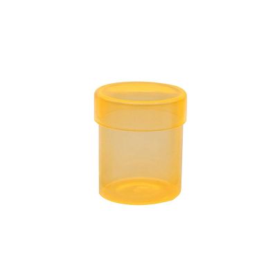 Hot-sales yellow glass candle holder glass candle jars with glass lids 