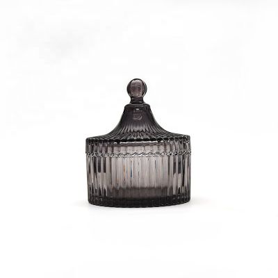 Wholesale clear replacement glass candle holder new design small glass candle holder 