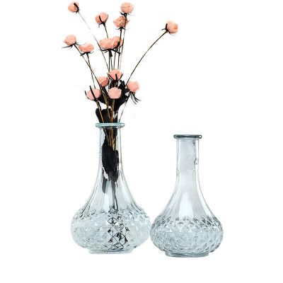 European Transparent Glass Vase Home Decoration Creative Tableware Accept Custom
