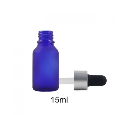 Quick shipping empty purple colored glass essential oil dropper bottle
