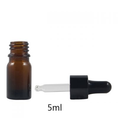 In stock 5ml /10ml /15ml /20ml/30ml/50ml/100ml Amber Glass Essential Oil Dropper Bottle 
