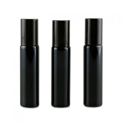 In stock 5ml 10ml Small Cosmetics Gold/Silver/Black Essential Oil Bottle
