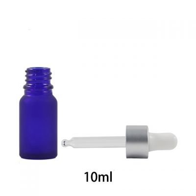 No MOQ new stocks 5ml/10ml/15ml/20ml/30ml/50ml/100ml cosmetic serum frosted purple glass dropper bottle 