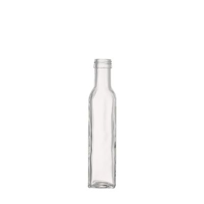 Wholesale cheap price cute small square clear empty various size cruet vinegar olive oil bottle glass 